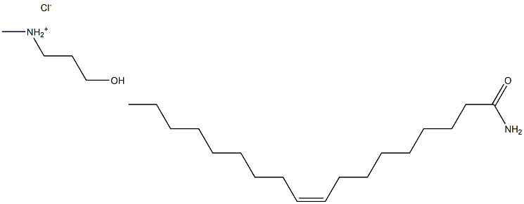 Oleic acid amide methyl hydroxypropyl ammonium chloride