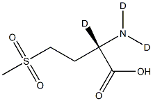 L-Methionine Sulfone-d3 Structural