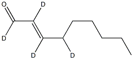 trans-2-Nonenal-D4 Structural