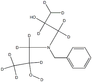 Benzylbis(2-hydroxypropyl)amine-d12 Structural