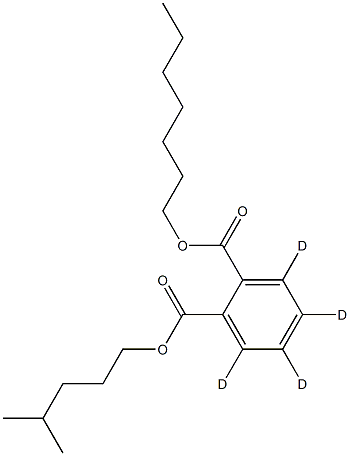 Heptyl Isohexyl Phthalate-d4 Structural