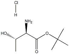 D-Threonine 1,1-Dimethylethyl Ester Hydrochloride Structural