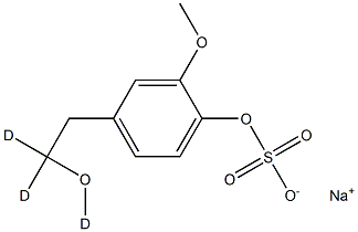 Vanillylmethanol 4-Sulfate-d3 Sodium Salt Structural