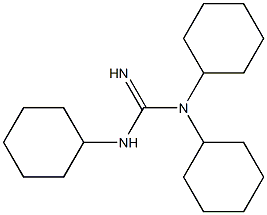 Tricyclohexylguanidine Structural