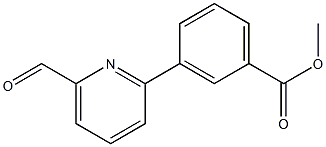 METHYL 3-(6-FORMYL-2-PYRIDINYL)BENZOATE& Structural