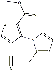 methyl 4-cyano-3-(2,5-dimethyl-1H-pyrrol-1-yl)-2-thiophenecarboxylate