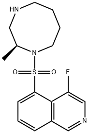 Isoquinoline, 4-fluoro-5-[[(2S)-hexahydro-2-methyl-1,4-diazocin-1(2H)-yl]sulfonyl]- Structural