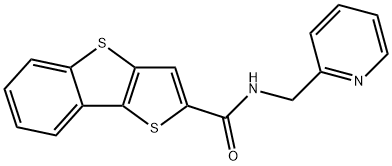 Thieno[3,2-b][1]benzothiophene-2-carboxamide, N-(2-pyridinylmethyl)- Structural
