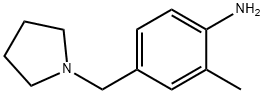 Benzenamine, 2-methyl-4-(1-pyrrolidinylmethyl)- Structural