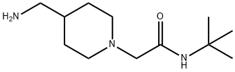 2-[4-(aminomethyl)piperidin-1-yl]-N-tert-butylacetamide