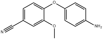 4-(4-aminophenoxy)-3-methoxybenzonitrile Structural