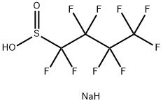 sodium 1,1,2,2,3,3,4,4,4-nonafluoro-1-butanesulfinate Structural