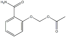 o-(acetoxymethyl) salicylamide Structural