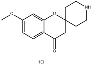 6-METHOXYSPIRO[CHROMAN-2,4'-PIPERIDIN]-4-ONE Structural