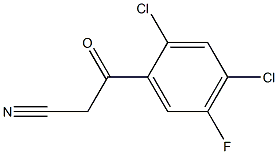 3-(2,4-dichloro-5-fluorophenyl)-3-oxopropanenitrile