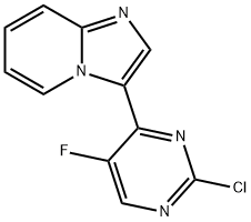 Imidazo[1,2-a]pyridine, 3-(2-chloro-5-fluoro-4-pyrimidinyl)- Structural