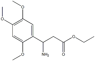 ethyl 3-amino-3-(2,4,5-trimethoxyphenyl)propanoate