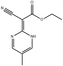 ETHYL (E)-2-CYANO-2-(5-METHYLPYRIMIDIN-2(1H)-YLIDENE)ACETATE Structural