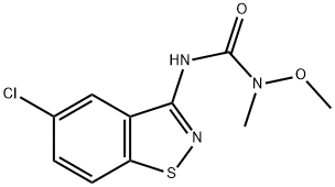 Urea, N'-(5-chloro-1,2-benzisothiazol-3-yl)-N-methoxy-N-methyl- Structural