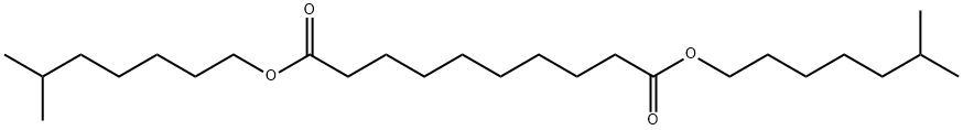 Decanedioic acid, 1,10-bis(6-methylheptyl) ester Structural