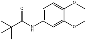 Propanamide, N-(3,4-dimethoxyphenyl)-2,2-dimethyl- Structural