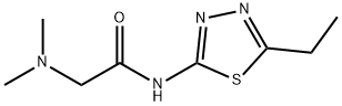 Acetamide, 2-(dimethylamino)-N-(5-ethyl-1,3,4-thiadiazol-2-yl)- Structural