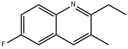 Quinoline, 2-ethyl-6-fluoro-3-methyl- Structural