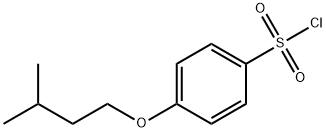 4-(3-methylbutoxy)benzene-1-sulfonyl chloride Structural