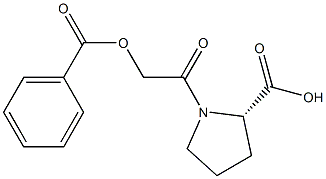 l-proline, 1-[[](benzoyloxy)acetyl]- Structural