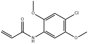 N-(4-chloro-2,5-dimethoxyphenyl)prop-2-enamide Structural