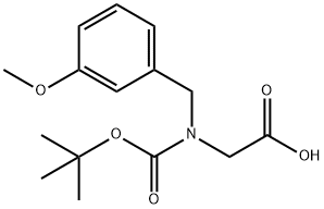 N-Boc-3-methoxybenzyl-glycine Structural