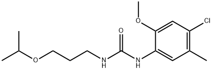 Urea, N-(4-chloro-2-methoxy-5-methylphenyl)-N'-[3-(1-methylethoxy)propyl]- Structural