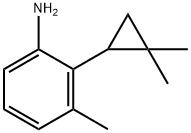 Benzenamine, 2-(2,2-dimethylcyclopropyl)-3-methyl- Structural