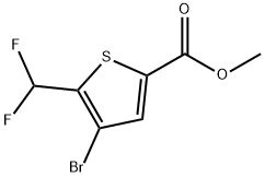 METHYL 4-BROMO-5-(DIFLUOROMETHYL)THIOPHENE-2-CARBOXYLATE