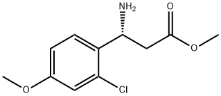 METHYL (3R)-3-AMINO-3-(2-CHLORO-4-METHOXYPHENYL)PROPANOATE