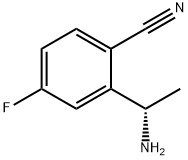Benzonitrile, 2-[(1S)-1-aminoethyl]-4-fluoro- Structural