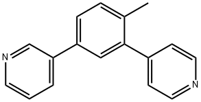 Pyridine, 3-[4-methyl-3-(4-pyridinyl)phenyl]- Structural