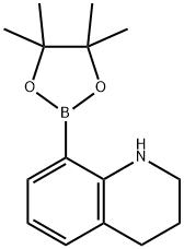 Quinoline, 1,2,3,4-tetrahydro-8-(4,4,5,5-tetramethyl-1,3,2-dioxaborolan-2-yl)- Structural