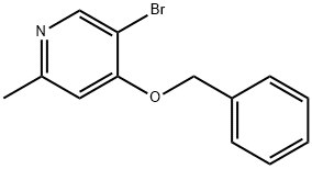 Pyridine, 5-bromo-2-methyl-4-(phenylmethoxy)- Structural