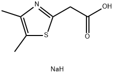 sodium 2-(dimethyl-1,3-thiazol-2-yl)acetate Structural