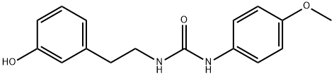 Urea, N-[2-(3-hydroxyphenyl)ethyl]-N'-(4-methoxyphenyl)- Structural