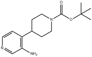 TERT-BUTYL 4-(3-AMINOPYRIDIN-4-YL)PIPERIDINE-1-CARBOXYLATE Structural