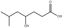 Heptanoic acid, 4-hydroxy-6-methyl- Structural