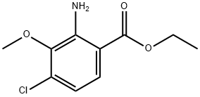 ethyl 2-amino-4-chloro-3-methoxybenzoate Structural