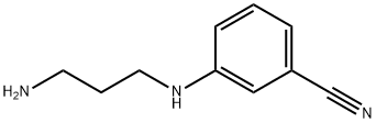 Benzonitrile, 3-[(3-aminopropyl)amino]- Structural