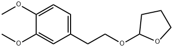 Furan, 2-[2-(3,4-dimethoxyphenyl)ethoxy]tetrahydro- Structural