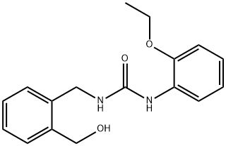Urea, N-(2-ethoxyphenyl)-N'-[[2-(hydroxymethyl)phenyl]methyl]- Structural