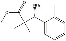 METHYL (3R)-3-AMINO-2,2-DIMETHYL-3-(2-METHYLPHENYL)PROPANOATE Structural