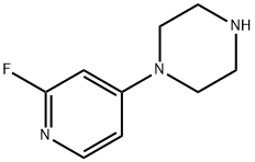 1-(2-fluoropyridin-4-yl)piperazine Structural