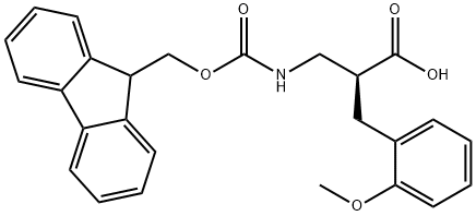Fmoc-(S)-3-amino-2-(2-methoxybenzyl)propanoicacid Structural